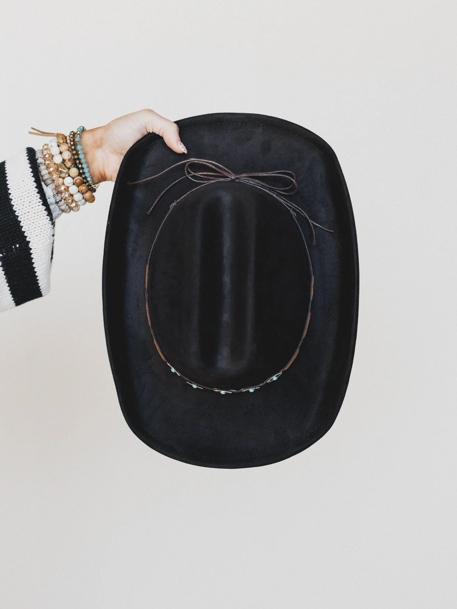Western Living Cowgirl Hat - Black - Image 3
