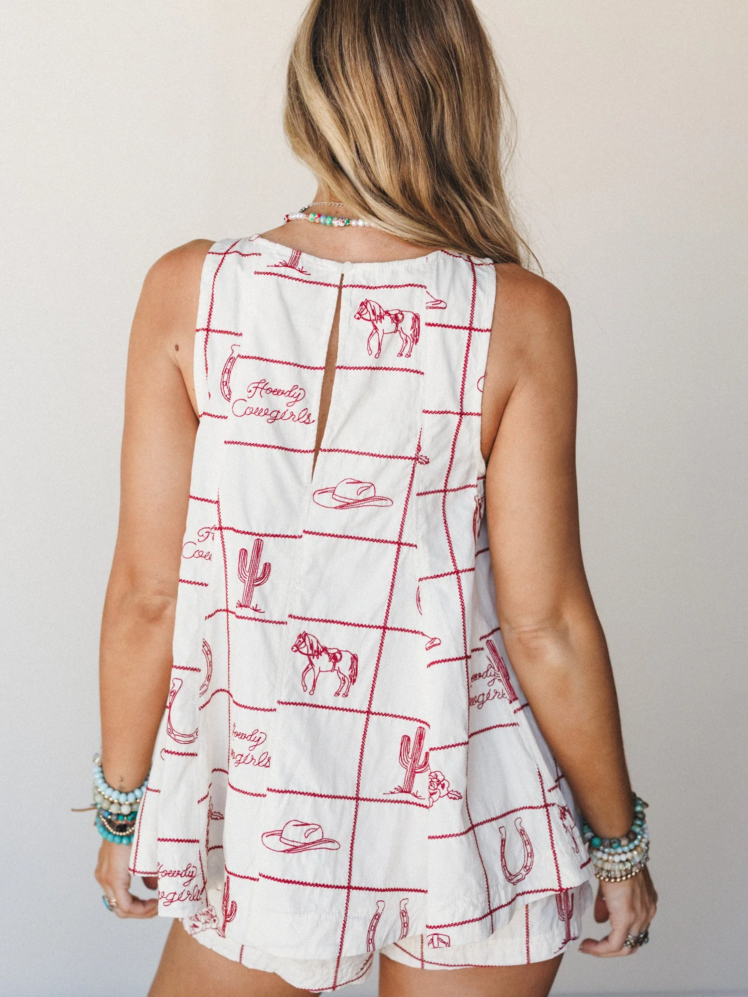 Western Moment Top - Cherry Wood Cream - Image 5