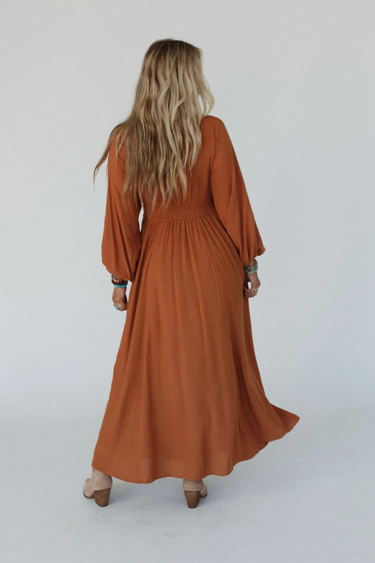 Wila Maxi Dress - Camel - Image 7