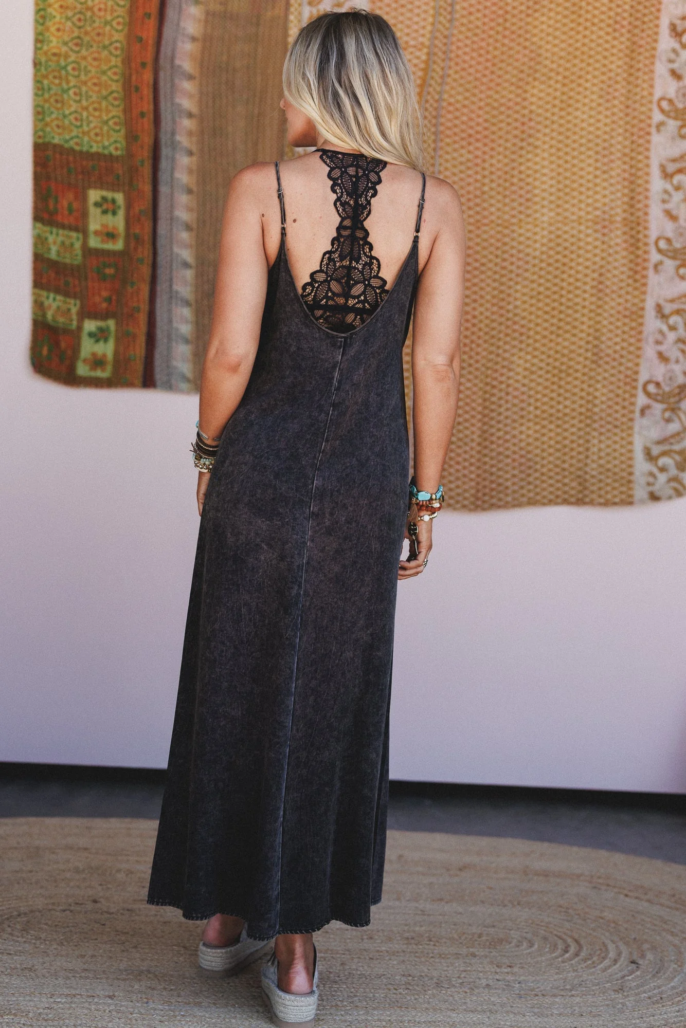 Wild Bay Maxi Dress - Ash Black - Image 5