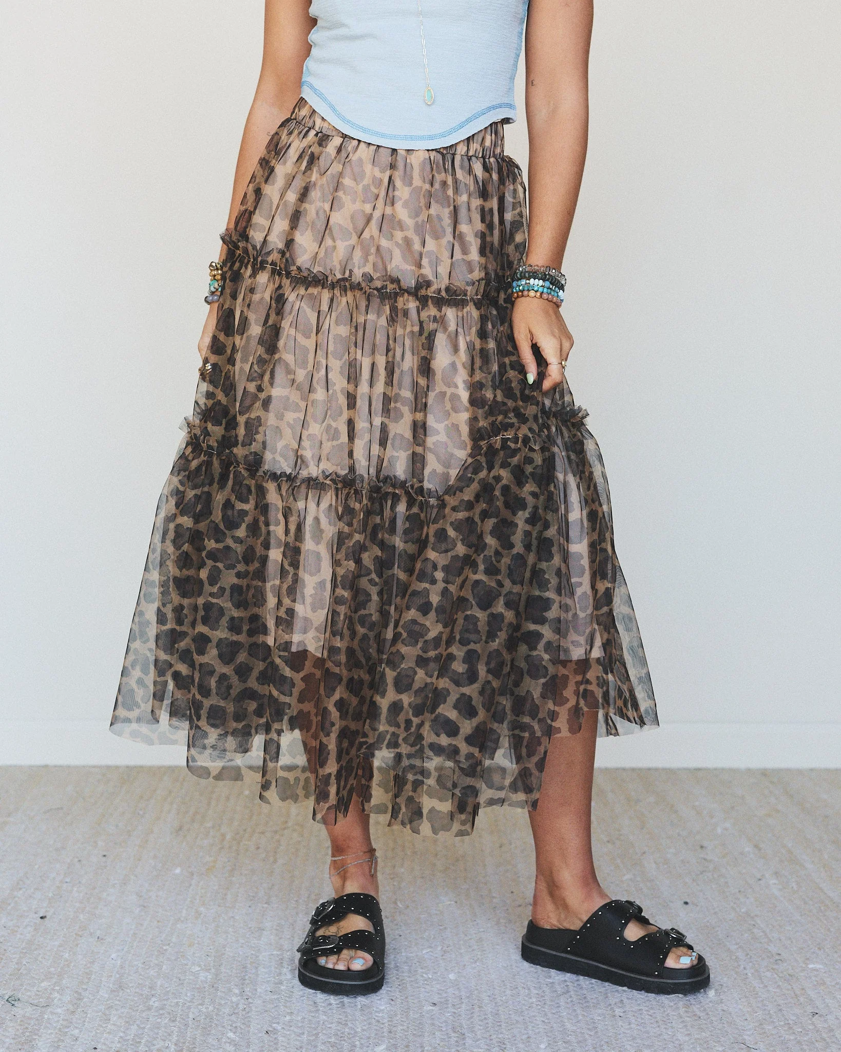 Wild Night Maxi Skirt - Mocha - Image 6