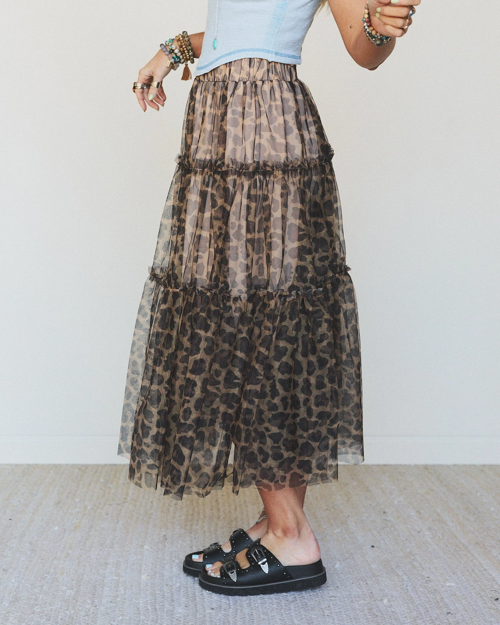 Wild Night Maxi Skirt - Mocha - Image 7