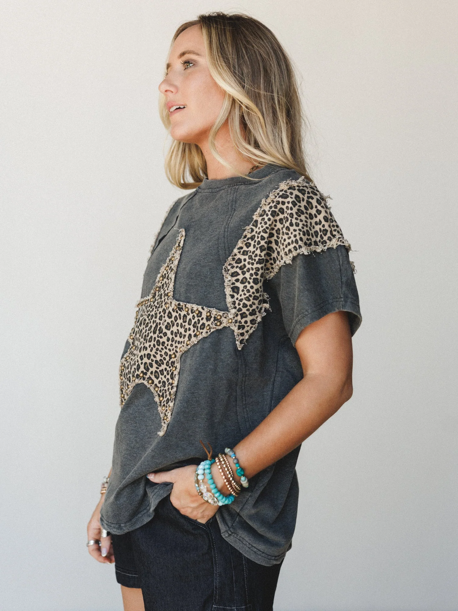 Wild Stars Tee - Ash - Image 4