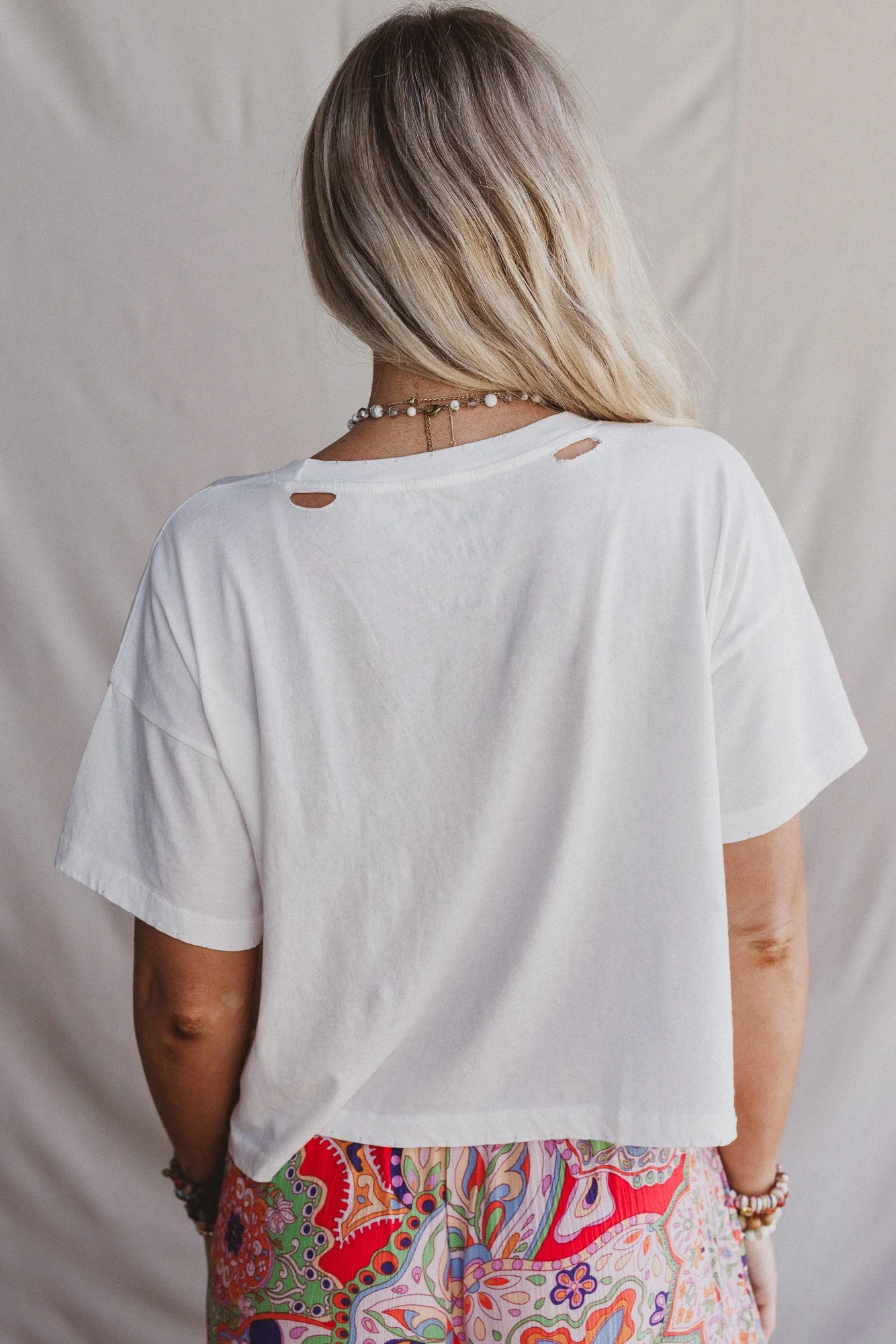 Wild Tracks Graphic Tee - Ivory - Image 4