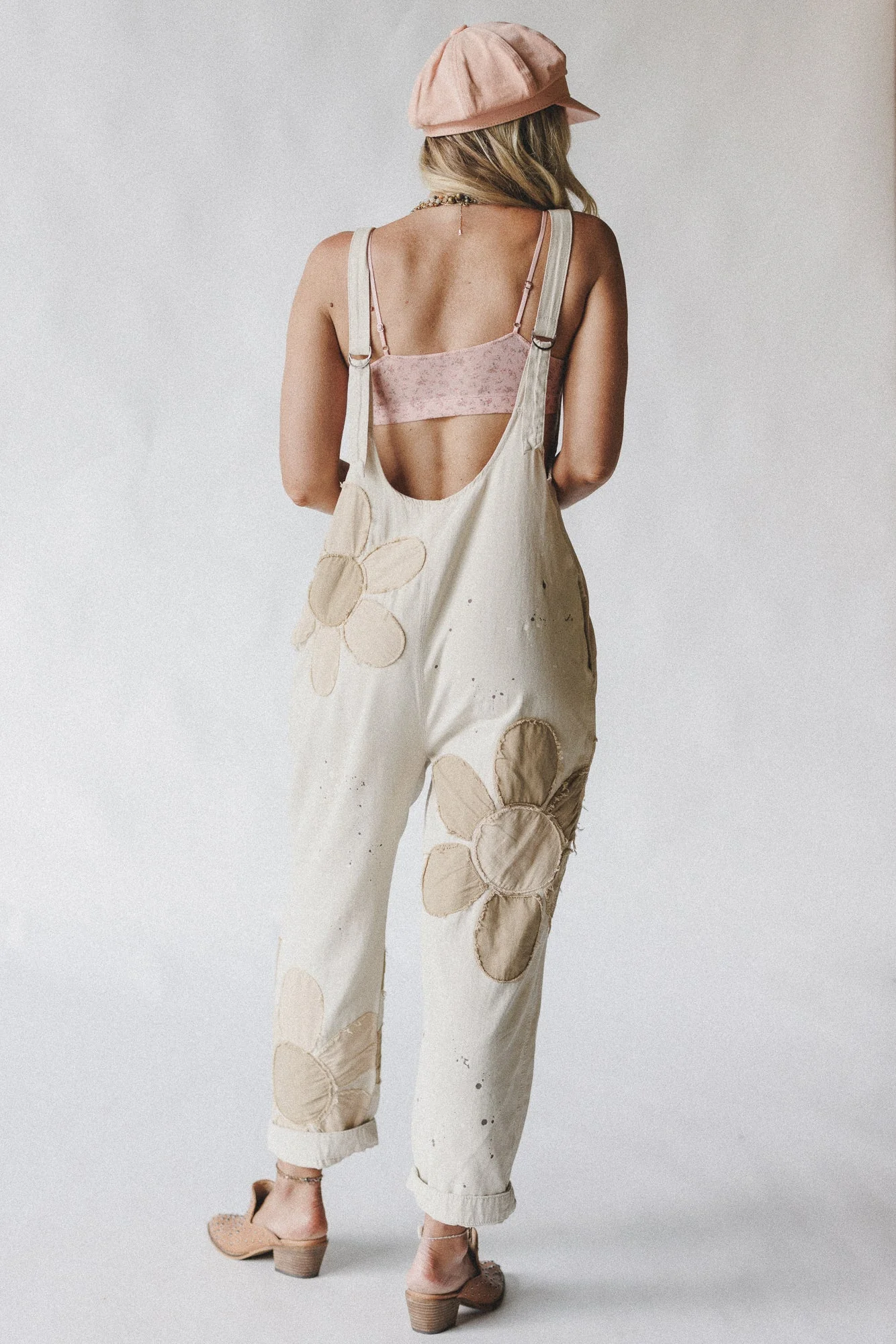 Wild Wish Patchwork Jumpsuit - Natural - Image 5