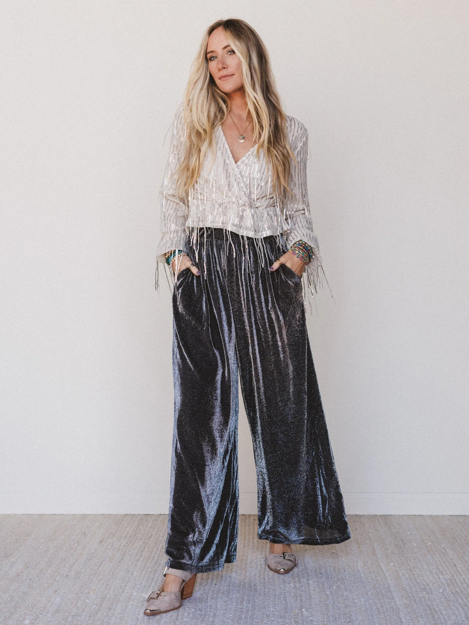 Wistella Top - Silver - Image 6