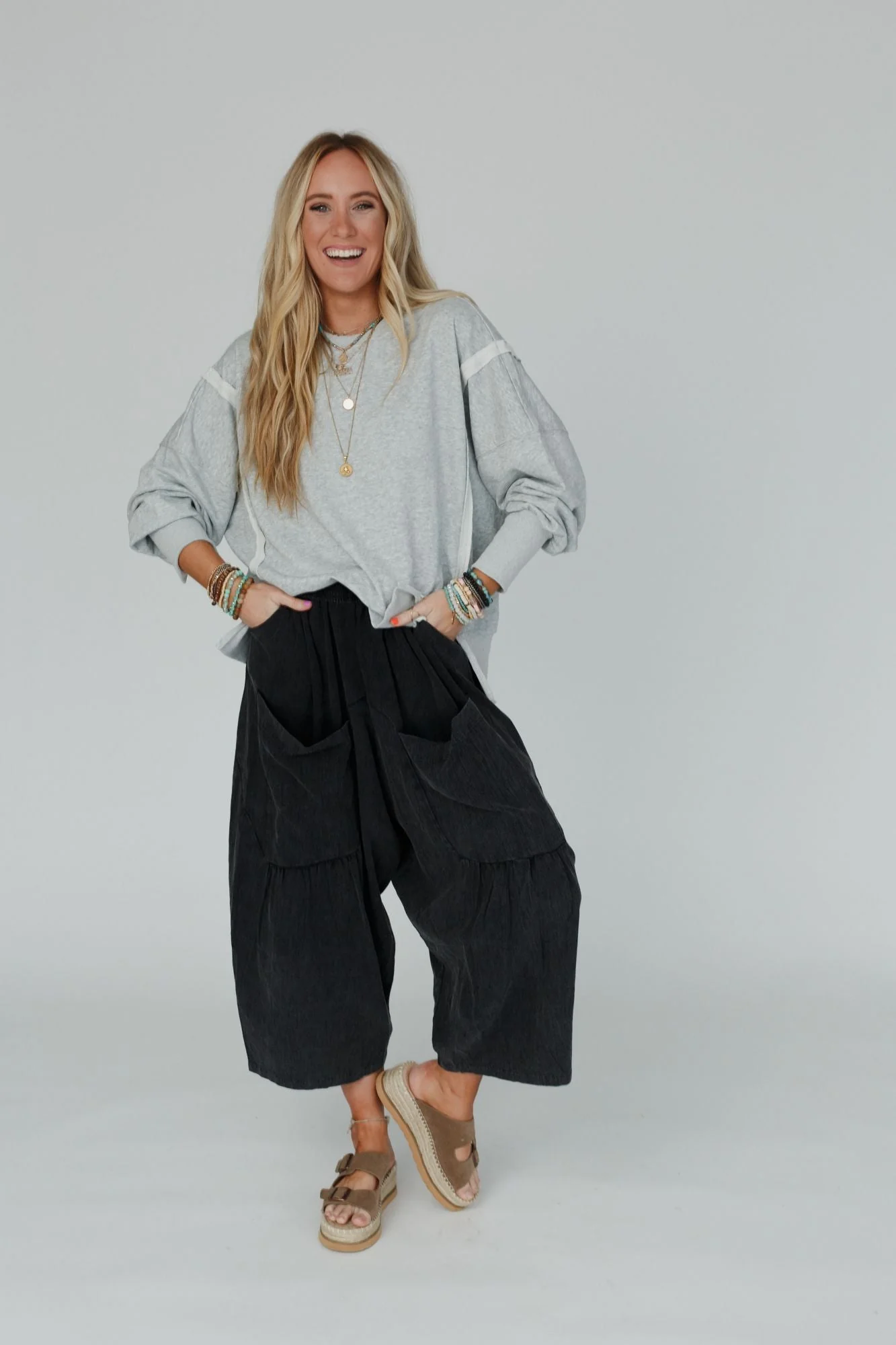 Work It Out Sweatshirt - Heather Gray - Image 5