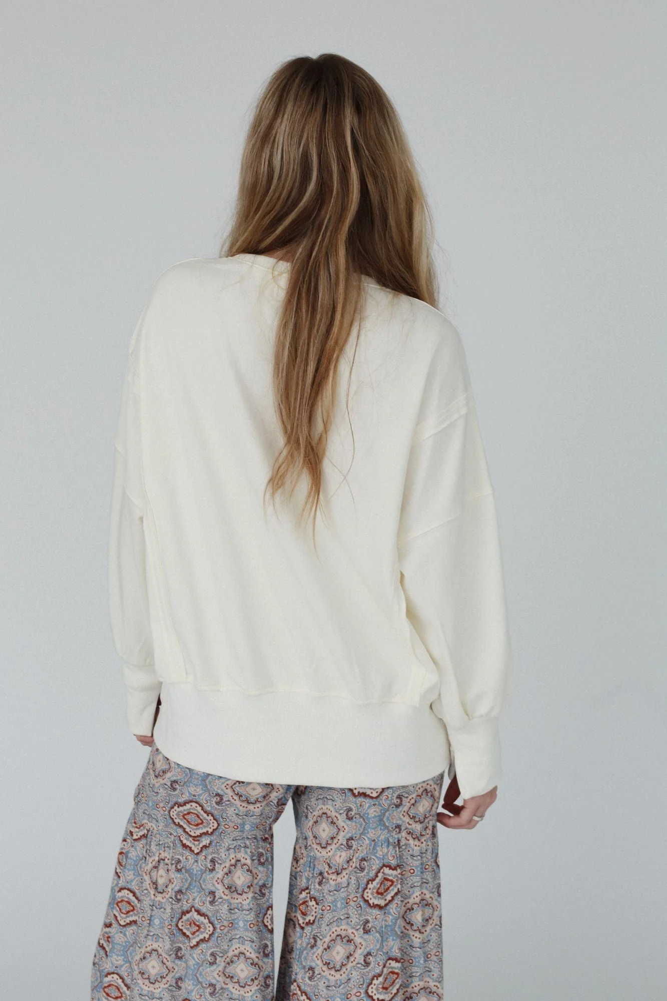 Work It Out Sweatshirt - Ivory - Image 8