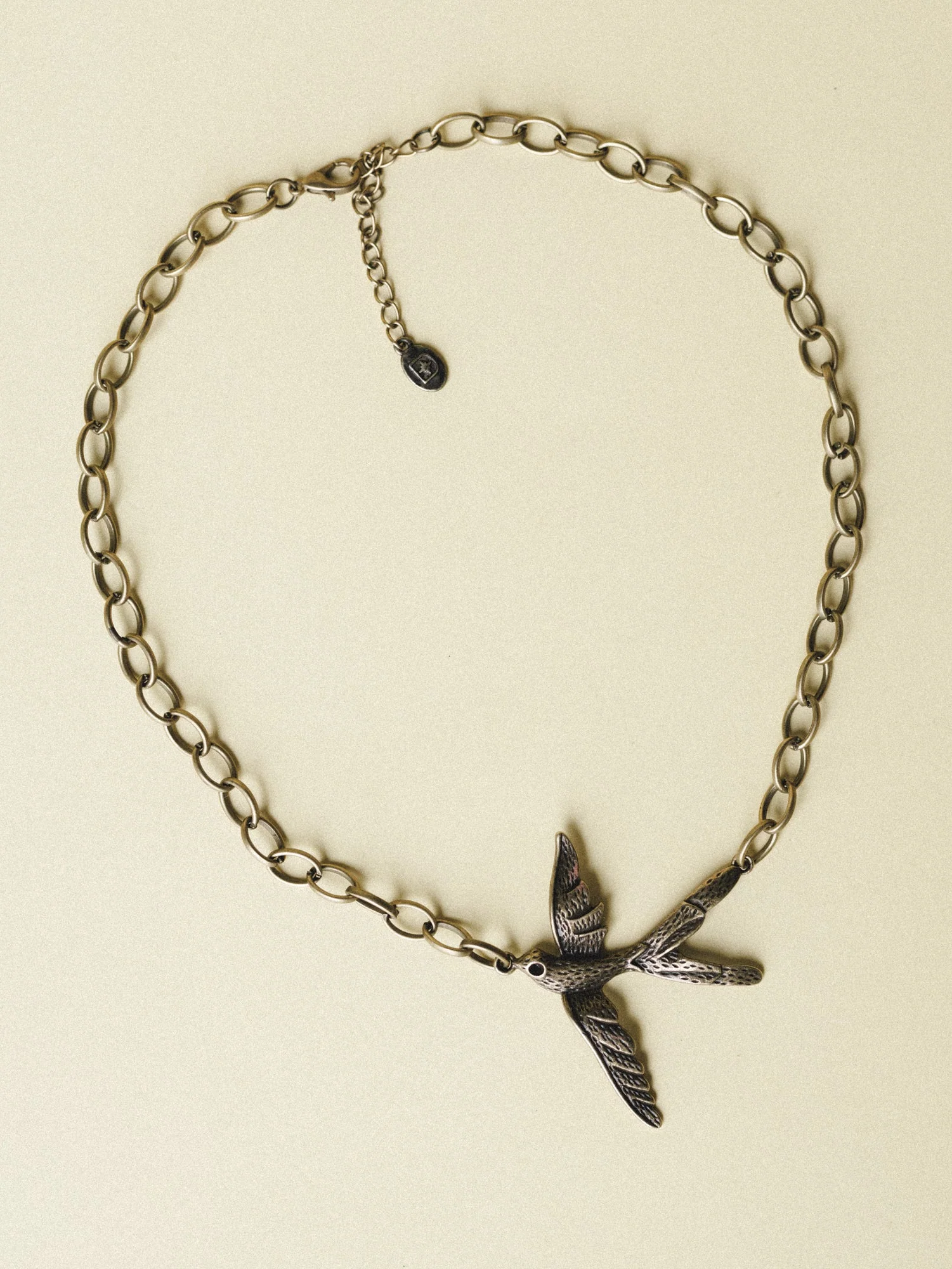 Zelda Bird Necklace - Bronze - Image 4