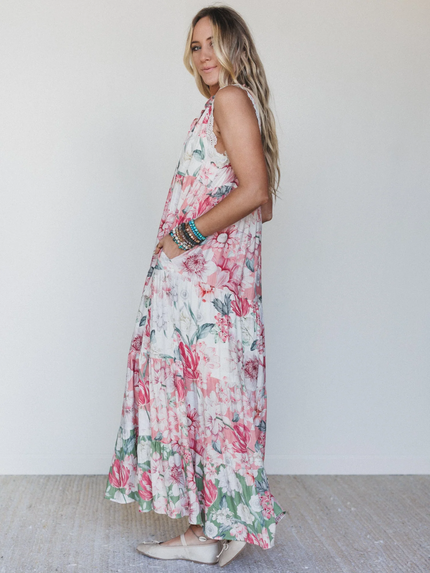 Zeya Floral Maxi Dress - Floral Multi - Image 8